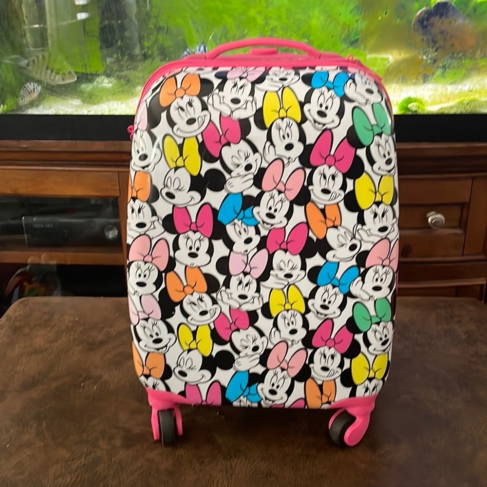 EUC Disney Minnie Mouse luggage